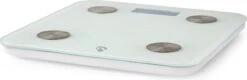 Nedis SmartLife Personenweegschaal | Wi-Fi | BMR / Botten / Gewicht / Spieren / Vet / Water | 8 Geheugenplaatsen | Piekbelasting: 180 Kg | Android™ / IOS | Glas | Wit -Winkel Voor Thuisgezondheidsmeetapparatuur 1200x389