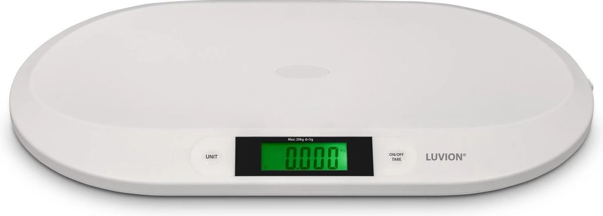 Luvion Babyweegschaal Exact-75 - Baby Weegschaal - Op 5 Gram Nauwkeurig - Meetlint Inclusief 7 Luvion Babyweegschaal Exact-75 - Baby Weegschaal - Op 5 Gram Nauwkeurig - Meetlint Inclusief - Afbeelding 5