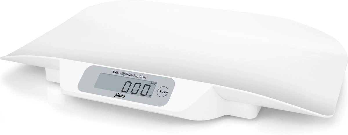 Alecto BC-29 - Babyweegschaal, Wit 3 Alecto BC-29 - Babyweegschaal, Wit