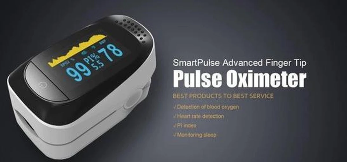 Saturatiemeter - Zuurstofmeter - Zuurstofmeter Vinger - Hartslagmeter - Oximeter - Inclusief Batterij 12 Saturatiemeter - Zuurstofmeter - Zuurstofmeter Vinger - Hartslagmeter - Oximeter - Inclusief Batterij - Afbeelding 10