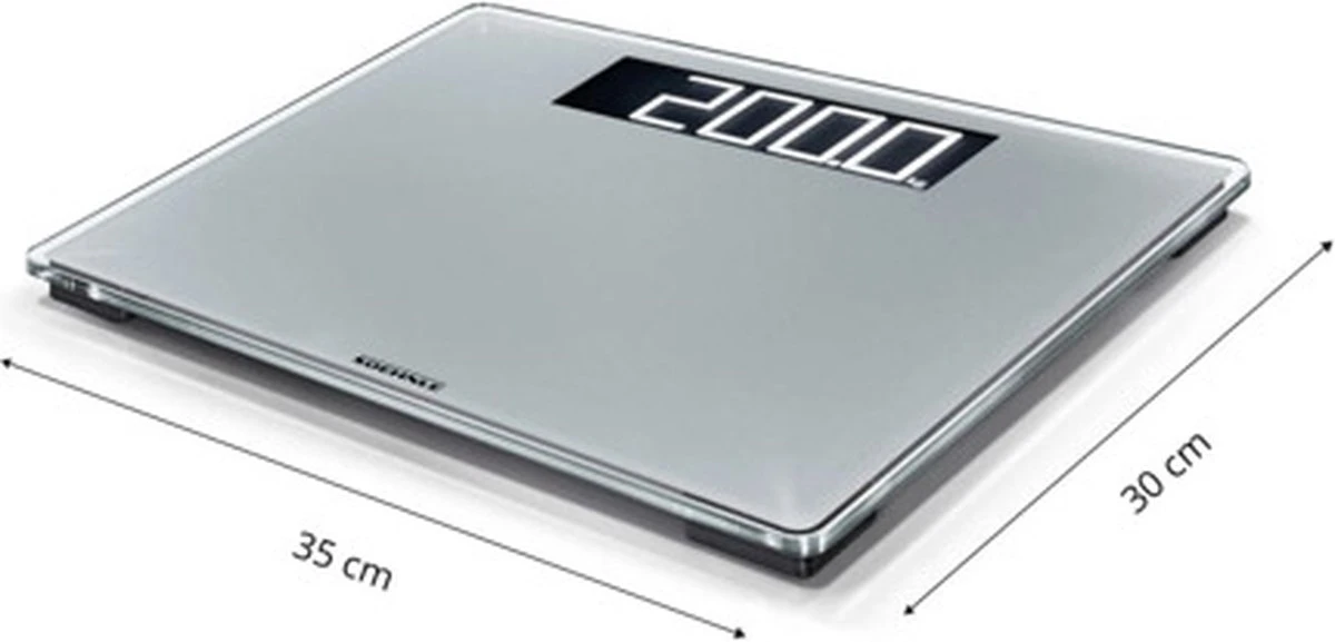 Soehnle Personenweegschaal Digitaal Style Sense Comfort 600 - Tot 200 Kg - Incl. Batterijen 8 Soehnle Personenweegschaal Digitaal Style Sense Comfort 600 - Tot 200 Kg - Incl. Batterijen - Afbeelding 6