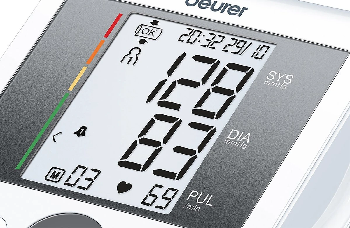 Beurer BM28 - Bloeddrukmeter Bovenarm - Hartritmestroornis Herkenning - 5 Jaar Garantie 7 Beurer BM28 - Bloeddrukmeter Bovenarm - Hartritmestroornis Herkenning - 5 Jaar Garantie - Afbeelding 5