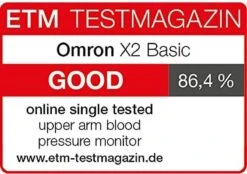 OMRON X2 Basic Bloeddrukmeter Bovenarm - Aanbevolen Door Hartstichting - Blood Pressure Monitor Met Hartslagmeter – Onregelmatige Hartslag - Klinisch Gevalideerd - 22 Tot 32 Cm Manchet – 3 Jaar Garantie -Winkel Voor Thuisgezondheidsmeetapparatuur 1200x844 3