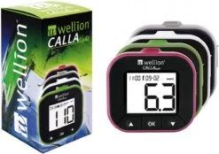 Wellion Calla Light Startpakket (met 50 Strips En 50 Lancetten) - Paars -Winkel Voor Thuisgezondheidsmeetapparatuur 1200x844 4