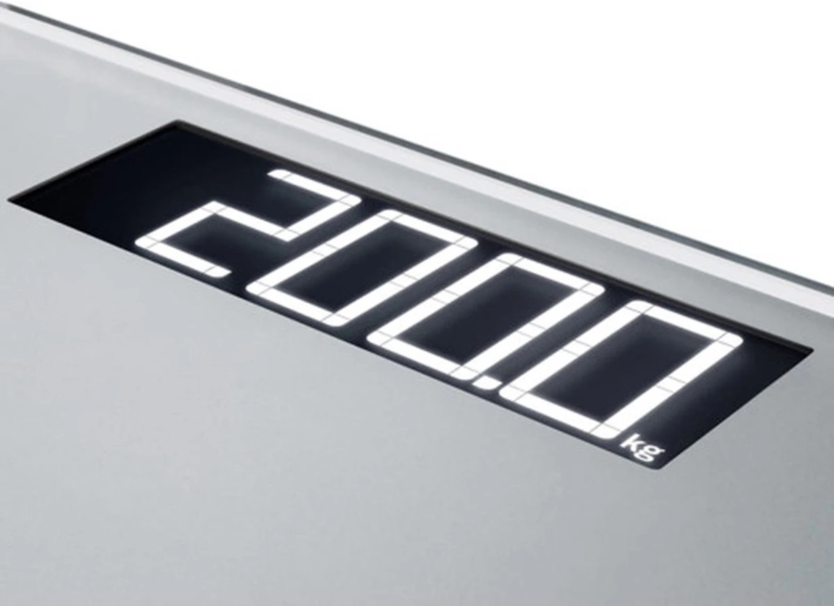 Soehnle Personenweegschaal Digitaal Style Sense Comfort 600 - Tot 200 Kg - Incl. Batterijen 5 Soehnle Personenweegschaal Digitaal Style Sense Comfort 600 - Tot 200 Kg - Incl. Batterijen - Afbeelding 3