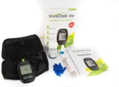 VivaChek Ino Glucosemeter Startpakket (inclusief 25 Lancetten, 25 Test Strips En Een Prikpen)