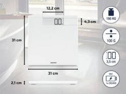 Leifheit Soehnle Personenweegschaal Digitaal Style Sense Safe 100 - Wit - Tot 180 Kg - Incl. Batterijen -Winkel Voor Thuisgezondheidsmeetapparatuur 1200x899 10