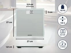 Soehnle Personenweegschaal Digitaal Style Sense Compact 300 - Betonlook - Tot 180 Kg - Incl. Batterijen -Winkel Voor Thuisgezondheidsmeetapparatuur 1200x899 7