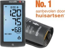 Microlife BP A7 Touch BT - Bovenarm Bloeddrukmeter - Klinisch Gevalideerd - No. 1 Merk Bij Huisartsen - Bluetooth - Touchscreen