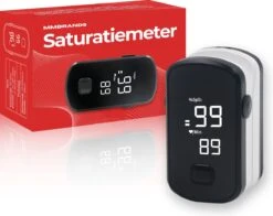 MM Brands Saturatiemeter – Zuurstofmeter Vinger Met Hartslagmeter – Pulse Oximeter