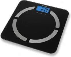 Tomado TBS0401B - Personenweegschaal - Lichaamsanalyse - Geheugen Tot 10 Personen - Weegt Tot 180 KG - Zwart