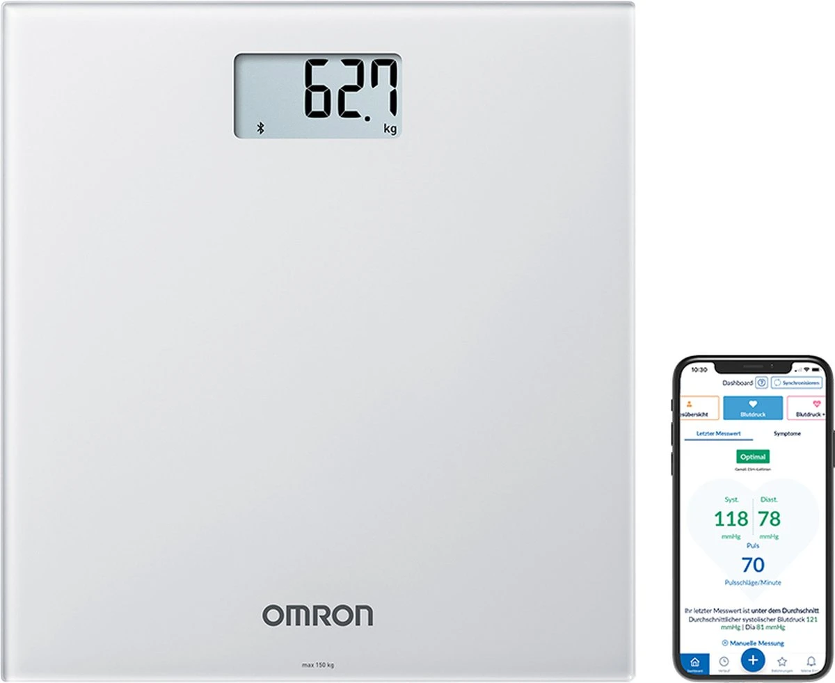 OMRON HN300T2 Intelli IT Personenweegschaal - Slimme Weegschaal Met BMI Meeting - Smart Scale - Met Mobiele App - Grijs 3 OMRON HN300T2 Intelli IT Personenweegschaal - Slimme Weegschaal Met BMI Meeting - Smart Scale - Met Mobiele App - Grijs