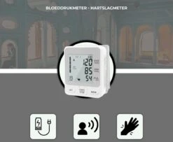 Qualitech Bloeddrukmeter - Hartslagmeter - Bloeddrukmeter Pols - Blood Pressure Monitor - Spraak - Accu - Geheugen -Winkel Voor Thuisgezondheidsmeetapparatuur 1200x988