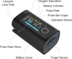 Best Getest Oxysmart Vinger Saturatiemeter - Smart Zuurstofmeter - Pulse Oximeter Met Hartslagmeter - Medisch Apparaat - Bluetooth (Zwart) 23 Best Getest Oxysmart Vinger Saturatiemeter - Smart Zuurstofmeter - Pulse Oximeter Met Hartslagmeter - Medisch Apparaat - Bluetooth (Zwart) -Winkel Voor Thuisgezondheidsmeetapparatuur 1200x995 2