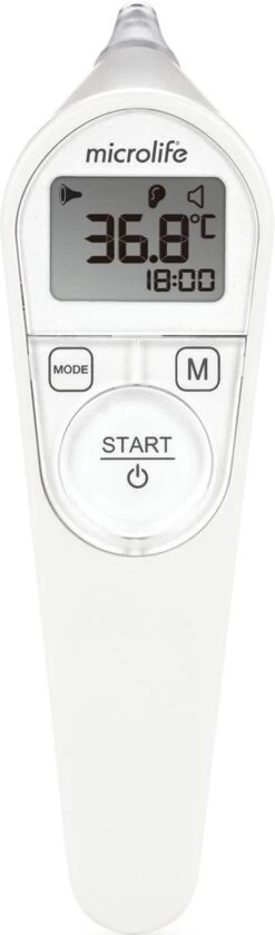 Microlife IR 210 - Infrarood Oorthermometer - Multifunctioneel 3-in-1 -Winkel Voor Thuisgezondheidsmeetapparatuur 353x1200