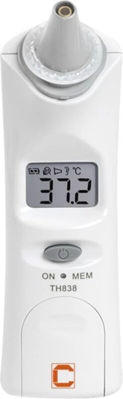 Cresta Care TH838S Infrarood Oorthermometer | Voor Kinderen En Volwassenen | Snelle Meting