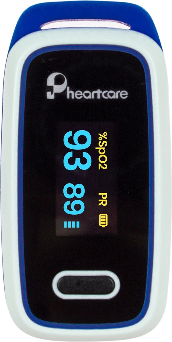 Pheartcare Saturatiemeter Zuurstofmeter Met Inspectie Certificaat En Medische Kwalificatie - Blauw 4 Pheartcare Saturatiemeter Zuurstofmeter Met Inspectie Certificaat En Medische Kwalificatie - Blauw - Afbeelding 2
