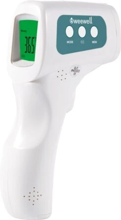 Professionele Infrarood Thermometer Met Display - Lichaamstemperatuur Meting - Voor Baby, Kinderen En Volwassenen