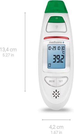 Medisana TM 750 Connect - Lichaamsthermometer - Infrarood 18 Medisana TM 750 Connect - Lichaamsthermometer - Infrarood -Winkel Voor Thuisgezondheidsmeetapparatuur 668x1200
