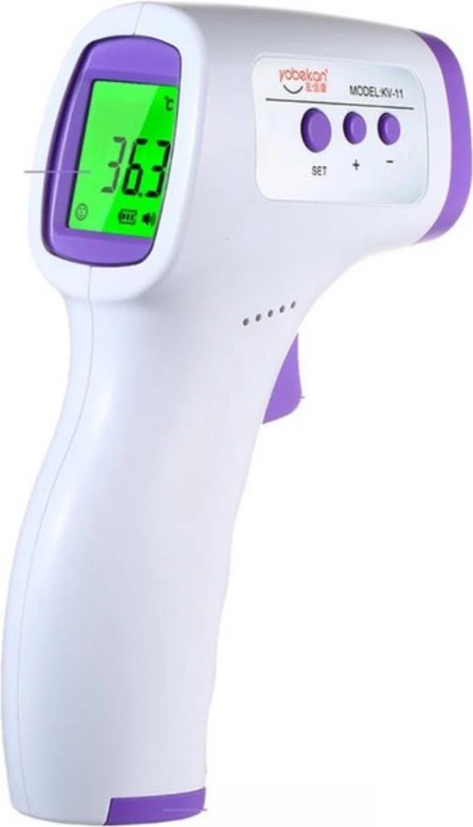 Infrarood Thermometer - Thermometer Lichaam & Voorhoofd 3 Infrarood Thermometer - Thermometer Lichaam & Voorhoofd