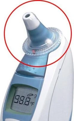 HighFiv® - Navulset Wegwerp Lensfilters / Beschermkapjes Voor Thermometer - Dopjes LF20 LF40 Voor Braun Thermoscan En Alle Andere Oor Thermometers -Winkel Voor Thuisgezondheidsmeetapparatuur 733x1200 1