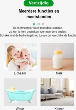 Salvaro® Professionele Infrarood Thermometer - Contactloze Koortsthermometer - Vernieuwde Verbeterde Sensor -Voorhoofd En Lichaam Thermometer - Kinderen En Volwassenen - Met Nederlandse Handleiding En Icl. Batterijen -Winkel Voor Thuisgezondheidsmeetapparatuur 832x1200 1