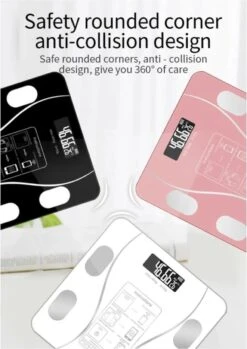 Merkloos Digitale Smart Weegschaal - Personenweegschaal - Met Lichaamsanalyse - USB Oplaadbaar - Met App - Zwart 25 Merkloos Digitale Smart Weegschaal - Personenweegschaal - Met Lichaamsanalyse - USB Oplaadbaar - Met App - Zwart -Winkel Voor Thuisgezondheidsmeetapparatuur 850x1200