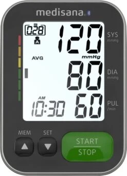 Medisana BU 570 Connect Bovenarm Bloeddrukmeter Zwart -Winkel Voor Thuisgezondheidsmeetapparatuur 863x1200 1