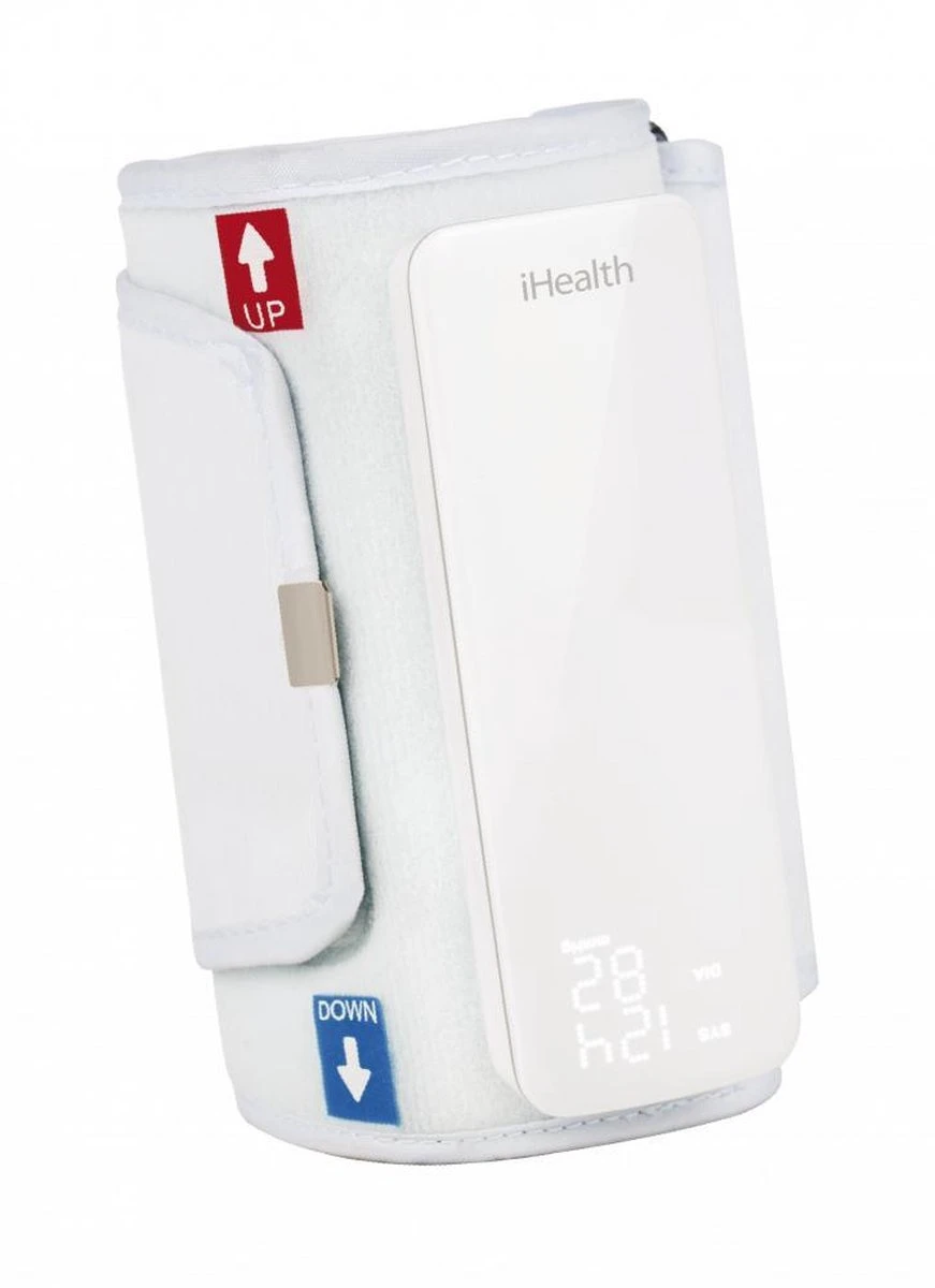 IHealth Neo BP5S Smart - Bloeddrukmeter Bovenarm Hartstichting - Klinisch Gevalideerd - Hartslagmeter - Bluetooth - Smartphone App - Onregelmatige Hartslag - Geheugen - Accu - Manchet 22 - 42 Cm 3 IHealth Neo BP5S Smart - Bloeddrukmeter Bovenarm Hartstichting - Klinisch Gevalideerd - Hartslagmeter - Bluetooth - Smartphone App - Onregelmatige Hartslag - Geheugen - Accu - Manchet 22 - 42 Cm