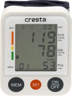 Cresta Care BPM220 Digitale Pols Bloeddrukmeter Met Who Indicatie En Weergave Van De Hartslag -Winkel Voor Thuisgezondheidsmeetapparatuur 894x1200
