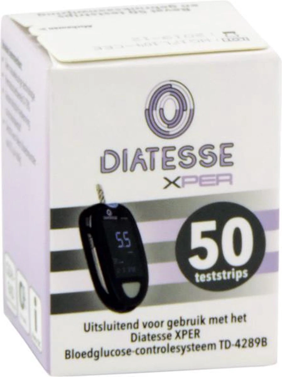 Diatesse Xper Teststrips 50st 5 Diatesse Xper Teststrips 50st - Afbeelding 3