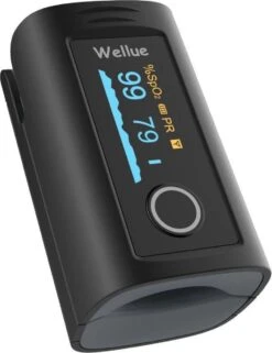 Saturatiemeter - Zuurstofmeter Vinger - Zuurstofmeter - Oximeter - Pulse Oximeter - Saturatiemeter Met Hartslagmeter - Saturatiemeter Best Getest