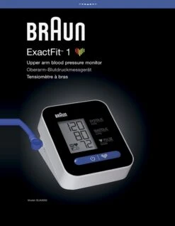 Braun ExactFit 1 - BUA5000 - Bovenarm Bloeddrukmeter -Winkel Voor Thuisgezondheidsmeetapparatuur 933x1200