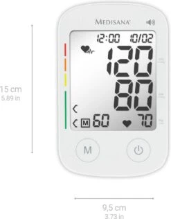 Medisana BU 535 Voice Sprekende Bovenarmbloeddrukmeter -Winkel Voor Thuisgezondheidsmeetapparatuur 939x1200