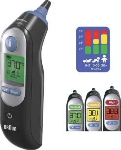 Braun IRT 6520B ThermoScan 7 MNLA - Lichaamsthermometer - Zwart -Winkel Voor Thuisgezondheidsmeetapparatuur 972x1200 3