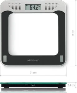 Medisana PS 416 - Sprekende - Personenweegschaal -Winkel Voor Thuisgezondheidsmeetapparatuur 989x1200