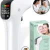 Curify® Infrarood Thermometer - Lichaam En Voorhoofd Contactloos Meten In 1 Seconde - Medische Koortsthermometer Voor Volwassenen, Kinderen En Baby - Temperatuurmeter Voorhoofd En Lichaam -Winkel Voor Thuisgezondheidsmeetapparatuur 992x1200 2