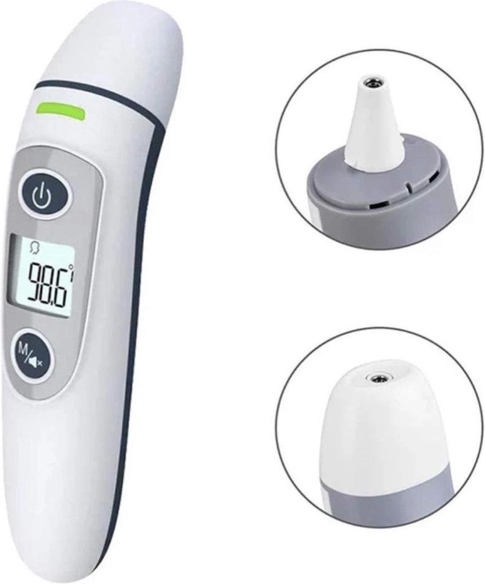 G Master Professionele Digitale Infrarood Oor- / Voorhoofd Thermometer Incl. Batterijen, Nederlandse Handleiding En 20 X Beschermkapjes 12 G Master Professionele Digitale Infrarood Oor- / Voorhoofd Thermometer Incl. Batterijen, Nederlandse Handleiding En 20 X Beschermkapjes - Afbeelding 10